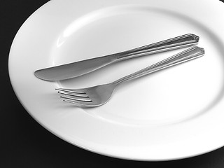 Image showing Knife and Fork