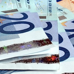 Image showing Euro notes