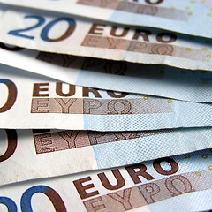 Image showing Euro notes