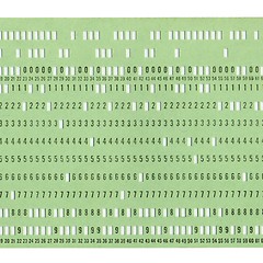 Image showing Punched card