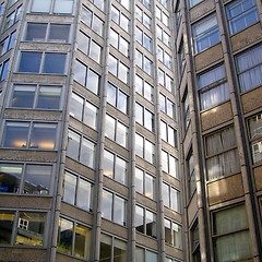 Image showing Modern brutalist architecture, London