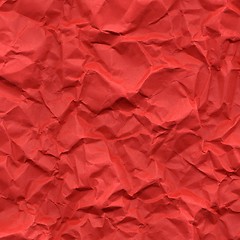 Image showing Red rippled paper