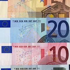 Image showing Euro notes