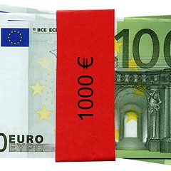 Image showing Euro notes