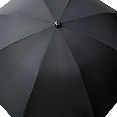 Image showing Black umbrella isolated