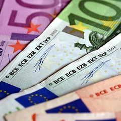 Image showing Euro notes