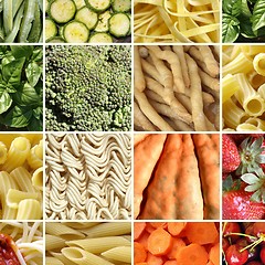 Image showing Food collage