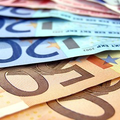 Image showing Euro notes