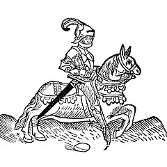 Image showing The Knight from Canterbury Tales