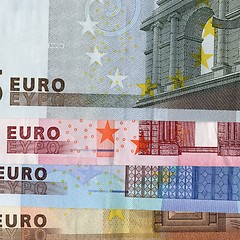 Image showing Euro notes