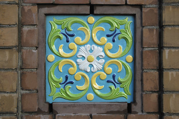 Image showing Colored Ceramic Tile