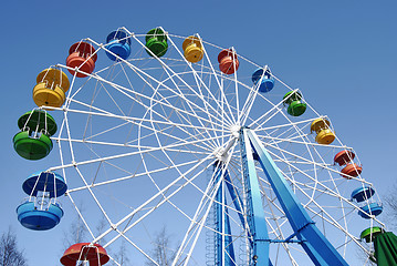 Image showing Fragment of Attraction Wheel