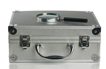 Image showing Metal suitcase