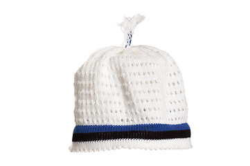 Image showing Sports knitted cap isolated on a white