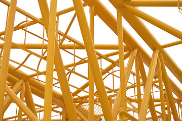 Image showing Space Metal Truss Colored Yellow