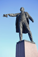 Image showing Sculpture of Man in Expressive Pose