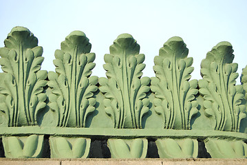 Image showing Cast Iron Leaves of Architectural Decoration