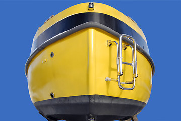 Image showing Stern of Yellow Boat