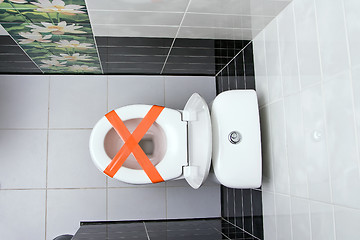 Image showing Toilet prohibition
