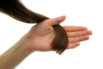 Image showing Lock of hair
