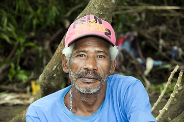 Image showing editorial native man portrain nicaragua