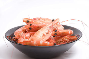 Image showing shrimp bowl