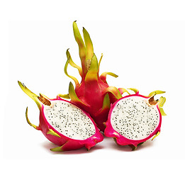 Image showing Exotic Thai Fruit. Dragon fruit - Geow Mangon.