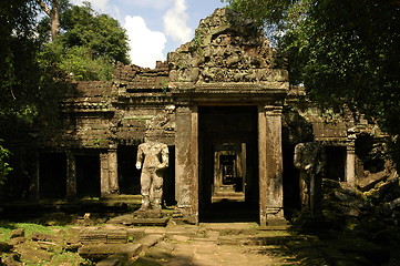 Image showing Runs of ancient Cambodian temple