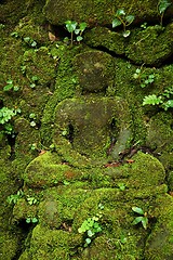 Image showing Green stone Buddha.