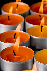 Image showing flaming candles 