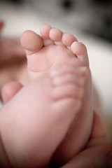 Image showing baby's feet