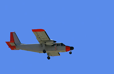 Image showing Coastal Watch airplane of the Malta Civil Protection. All signs and numbers have been removed.