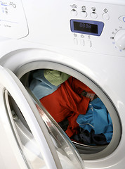 Image showing Clothes in laundry