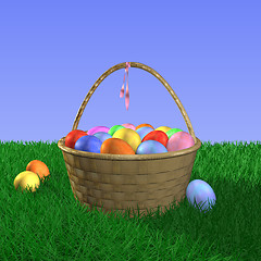 Image showing Easter Basket