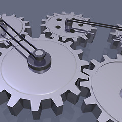 Image showing 3D Gears