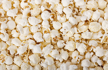 Image showing Popcorn close-up