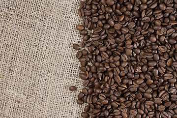 Image showing High resolution Coffee background with copy space