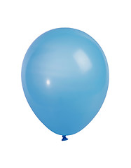 Image showing Blue balloon isolated on white