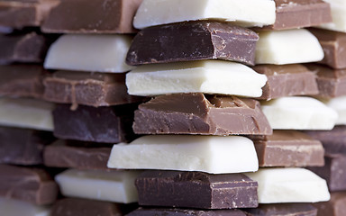 Image showing Close up of high quality handmade chocolate