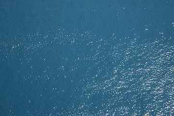 Image showing Arial view of water