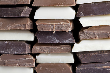 Image showing Close up of high quality handmade chocolate