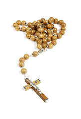 Image showing Catholic rosary isolated