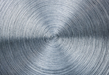 Image showing Brushed metal surface