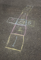 Image showing Hopscotch board