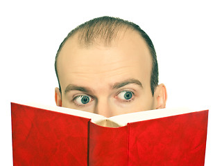 Image showing Man reading a book
