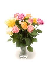 Image showing Pastel roses