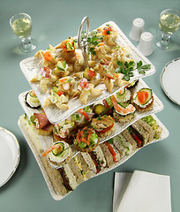 Image showing Tower Of Finger Food