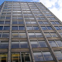 Image showing Modern brutalist architecture, London