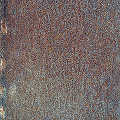 Image showing Rusted steel