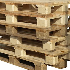 Image showing Pallets isolated